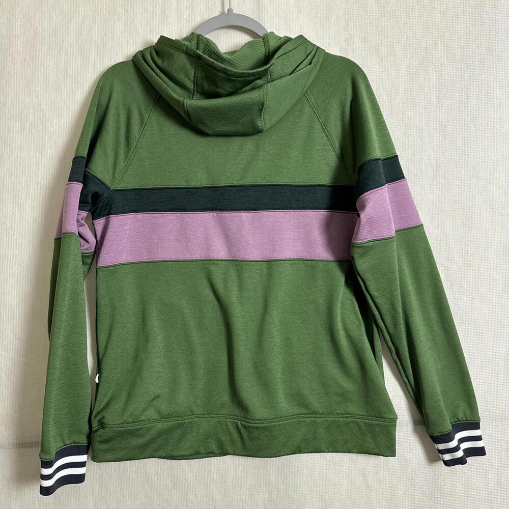 Cotopaxi Women's Large Green Color Block Full Zip Hooded Bandera Outdoor Jacket - Picture 2 of 13